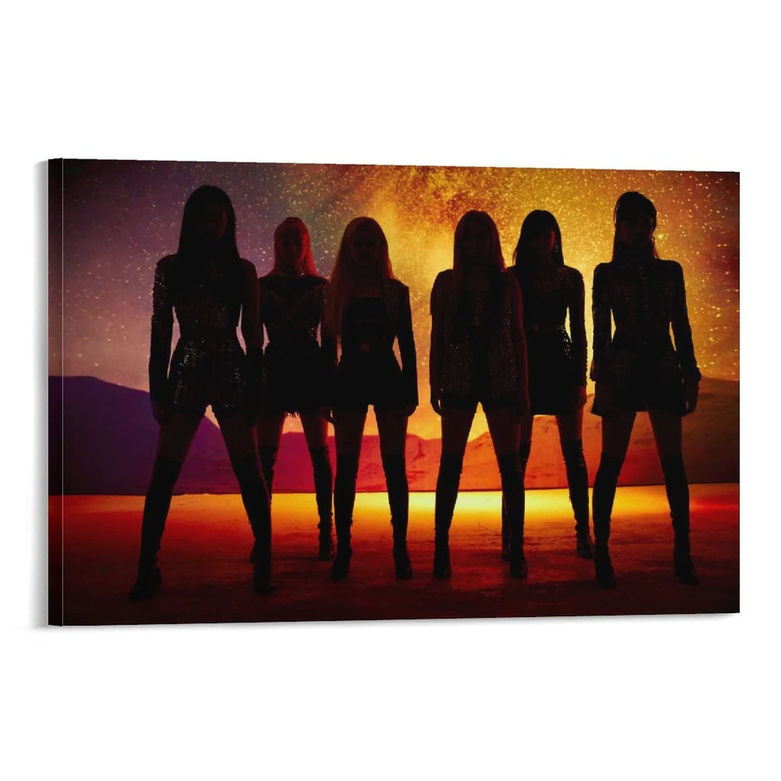 Star Everglow Kpop Reminiscence TeaserGirl Group Idols Member Collection Yiren Onda Aisha EU Kim Si-hyeon Mia For Room Merchandise Posters Aesthetics Home Office Wall Decor And Creative Painting Decor