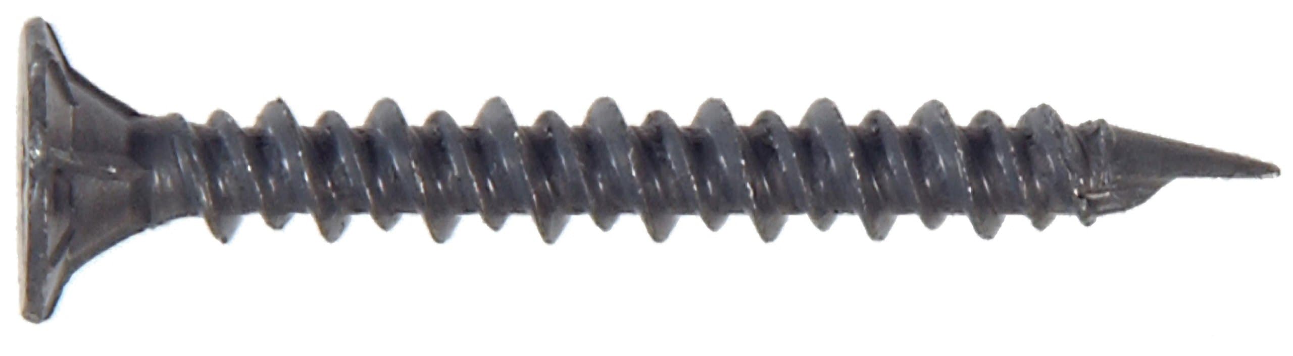 41878 Hi-Lo Thread 8 x 1-1/4-Inch Cement Board Screw with Phillips Drive, grey