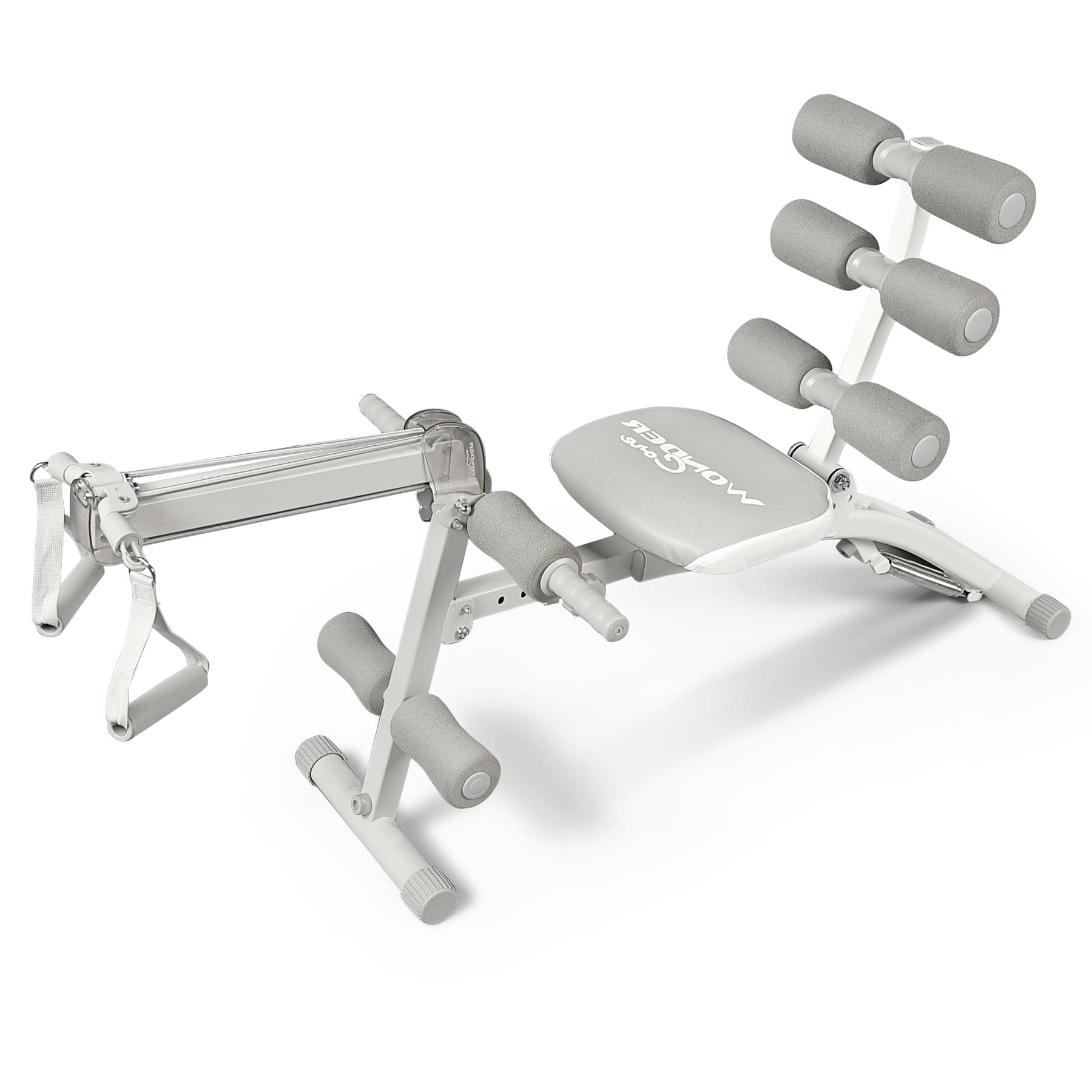 WONDER CORE 2 All-in-One Exercise Equipment, Total Body Workout Machine, Abdominal Exercise Chair, Adjustable Weight Bench with Sit Up, Rowing Machine, Twist Training, Home Gym Fitness Equipment