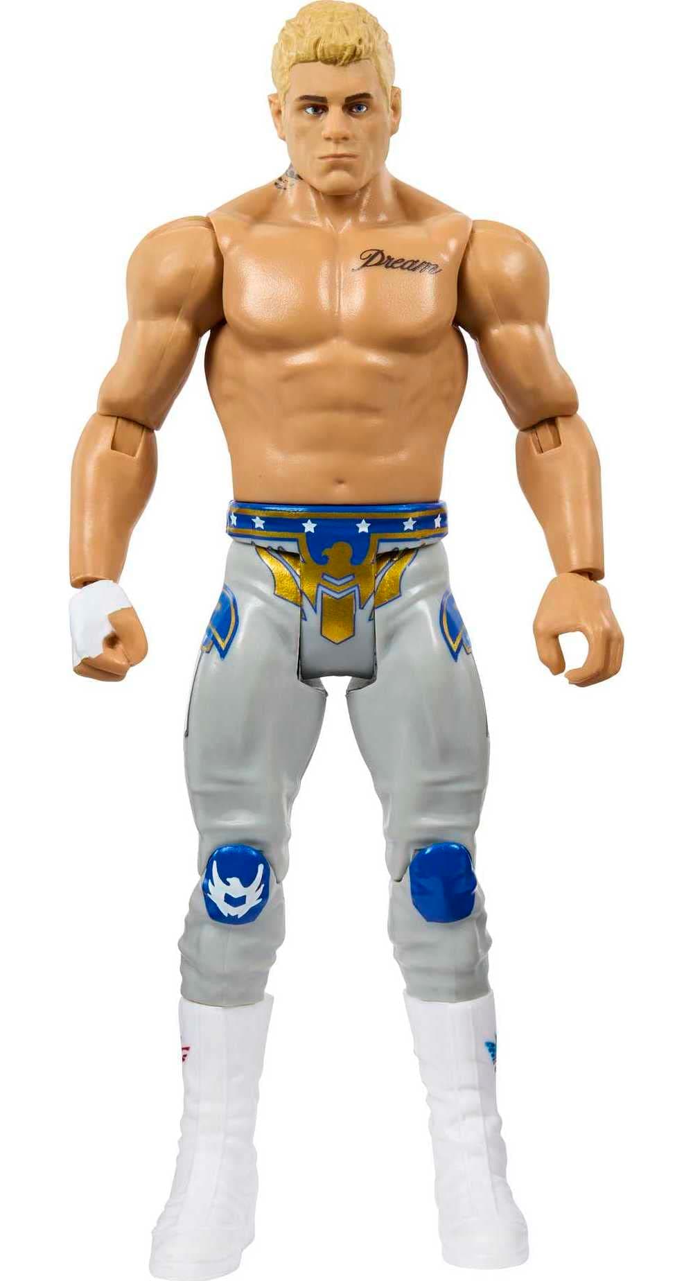 WWE MATTEL Action Figures, Cody Rhodes, 6-inch Collectible Figure, WWE Toys (HKP24)