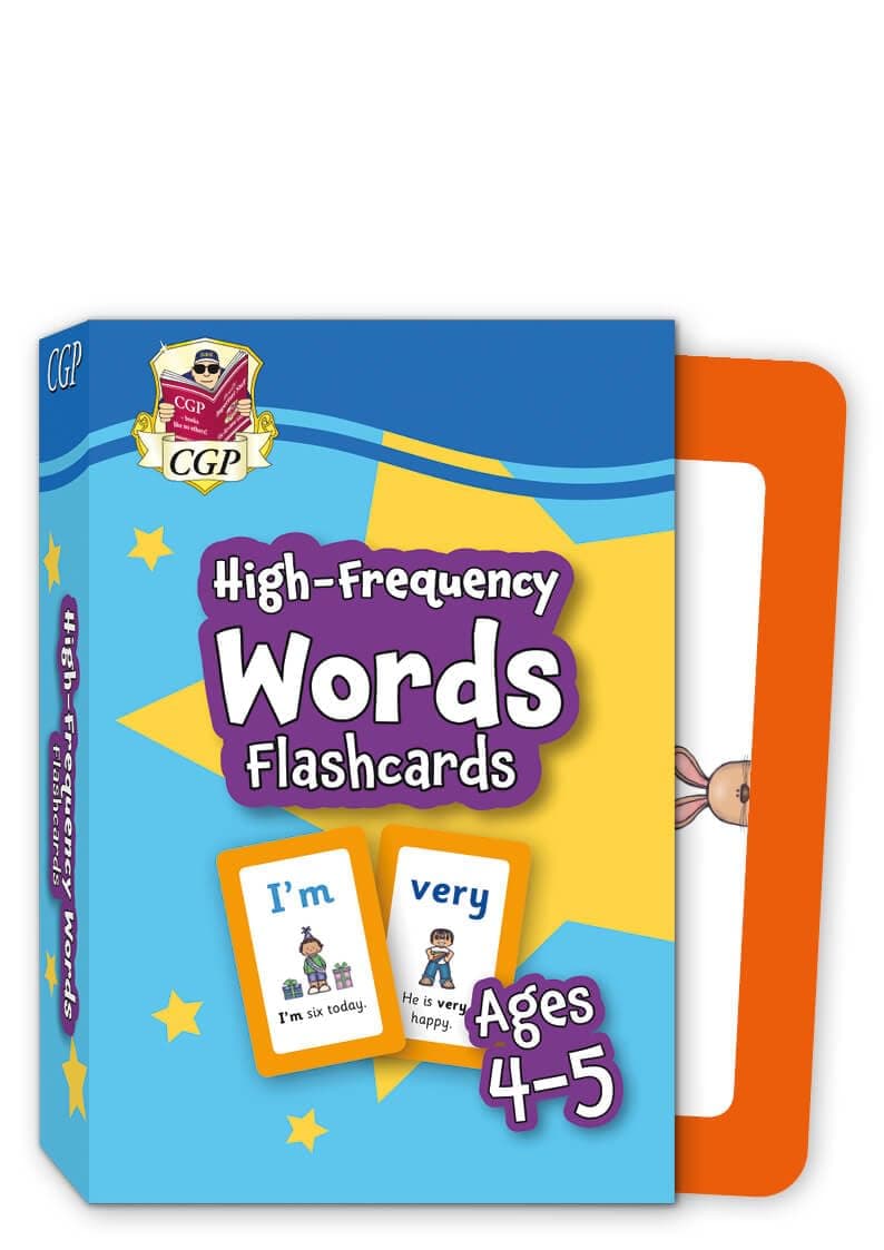 New High-Frequency Words Home Learning Flashcards For Ages 4-5