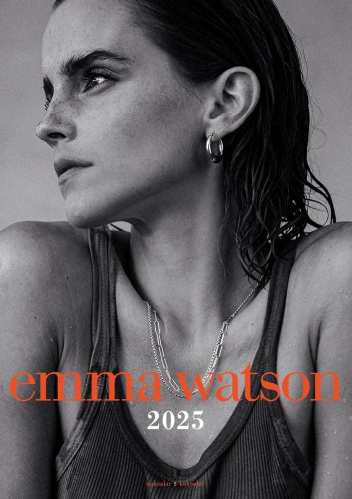Emma Watson Calendar 2025 Spiral-bound – Poster Calendar, 7 Oct. 2024