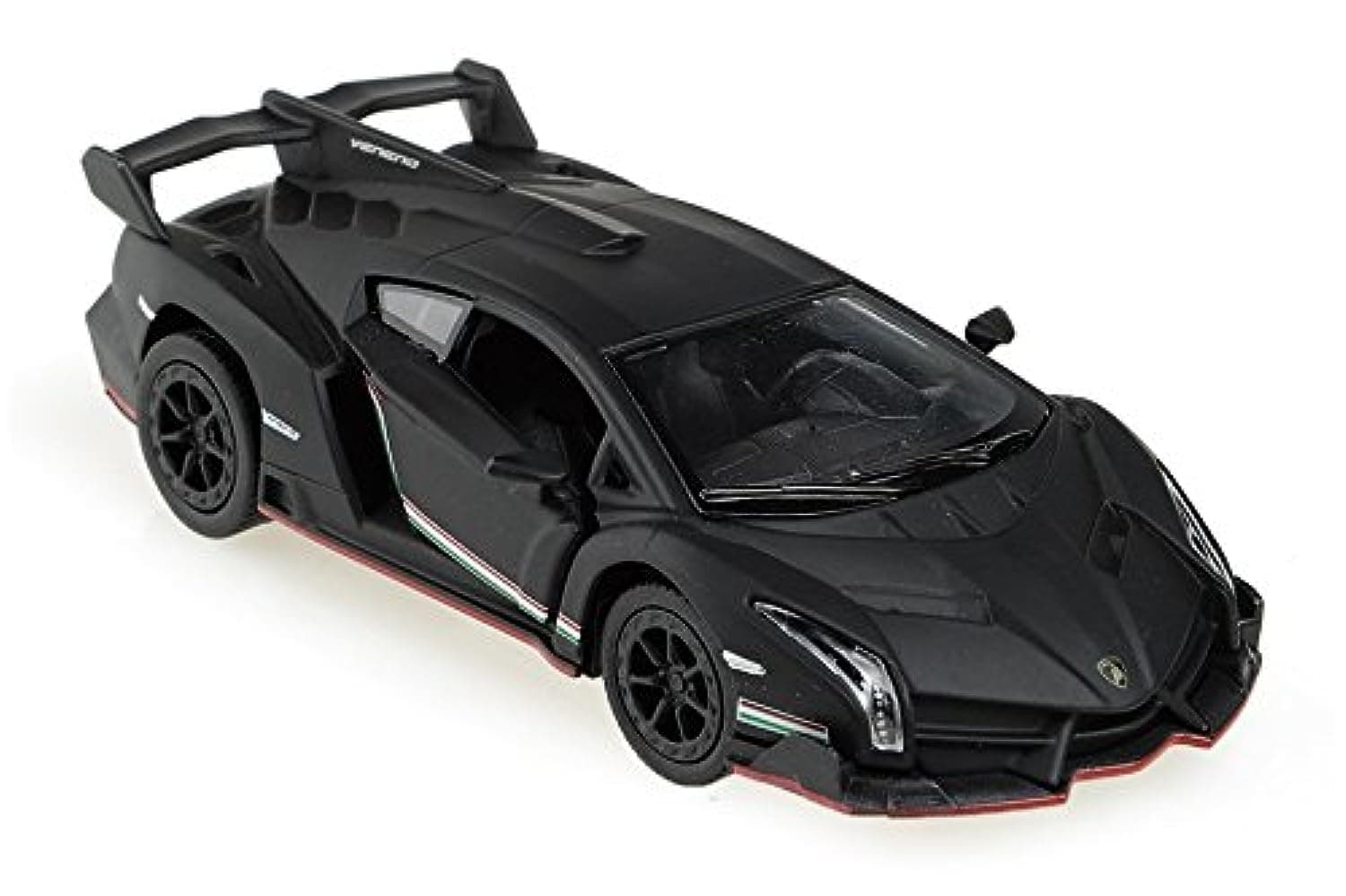 Kinsmart Collectable Diecast 1:36 Lamborghini Veneno Die Cast Car (Black)