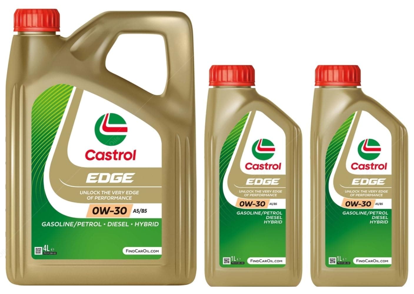 EDGE 0W-30 A5/B5 Synthetic Engine Oil, 6 Litres