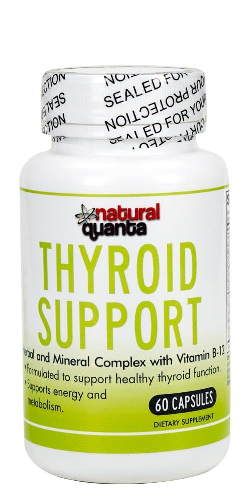 Thyroid Support Herbal and Mineral Complex with Vitamin B-12 60 Capsules