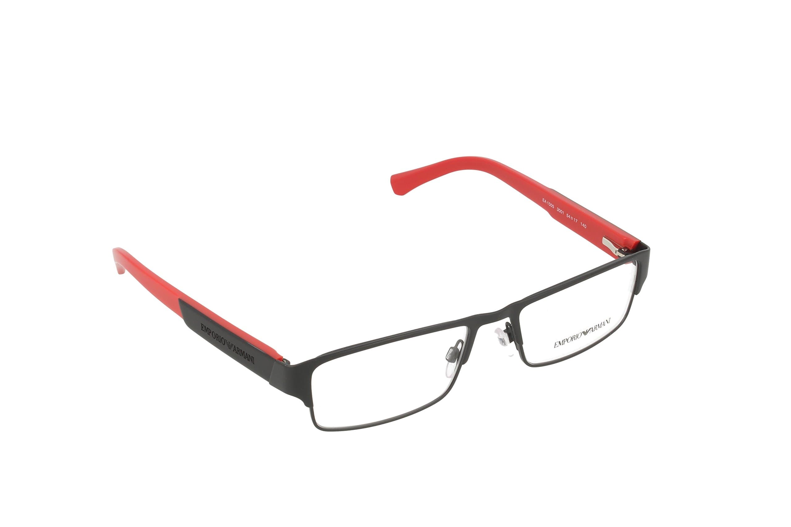 Armani EA1005 Eyeglass Frames 3001-54 - Matte Black EA1005-3001-54