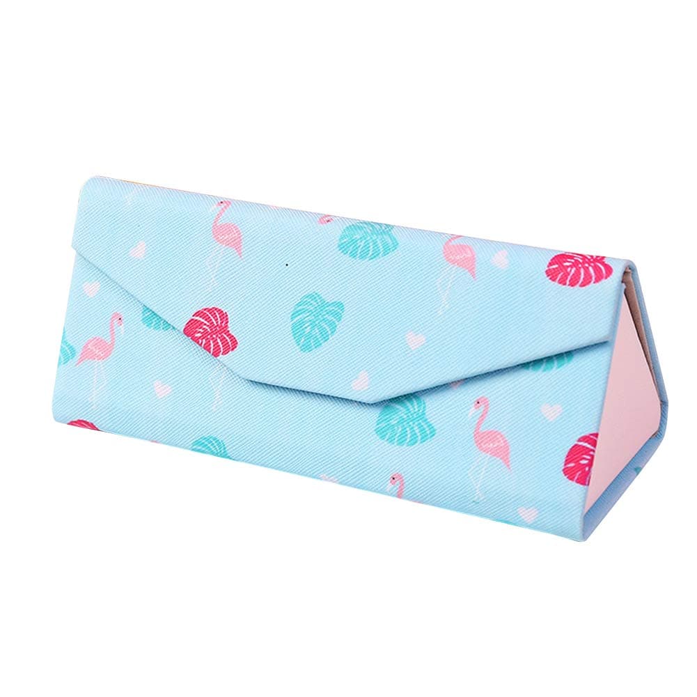 Tonpot Foldable Triangle Glasses Case Anti-Pressure Storage Box with Magnetic Clasp Sunglasses Protection Box, Paper, c, 16 * 6 * 6CM