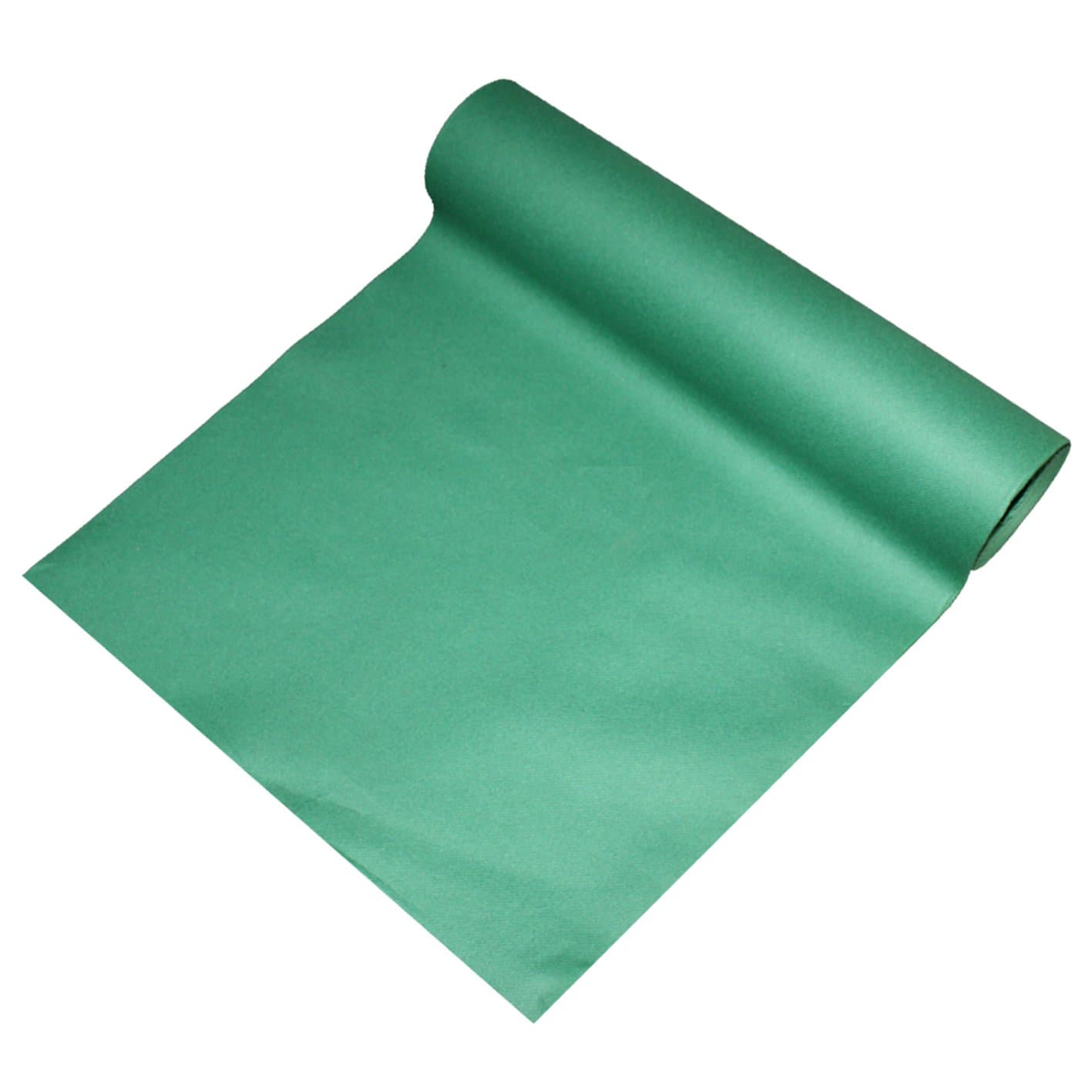 Green table runner 25m x 40cm wide - luxury linen feel airlaid paper x 1 Roll