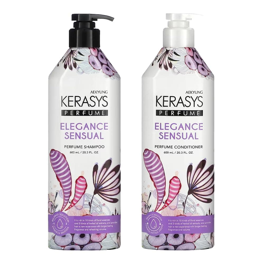 Elegance Sensual Perfumed Shampoo+Conditioner 600mlx2