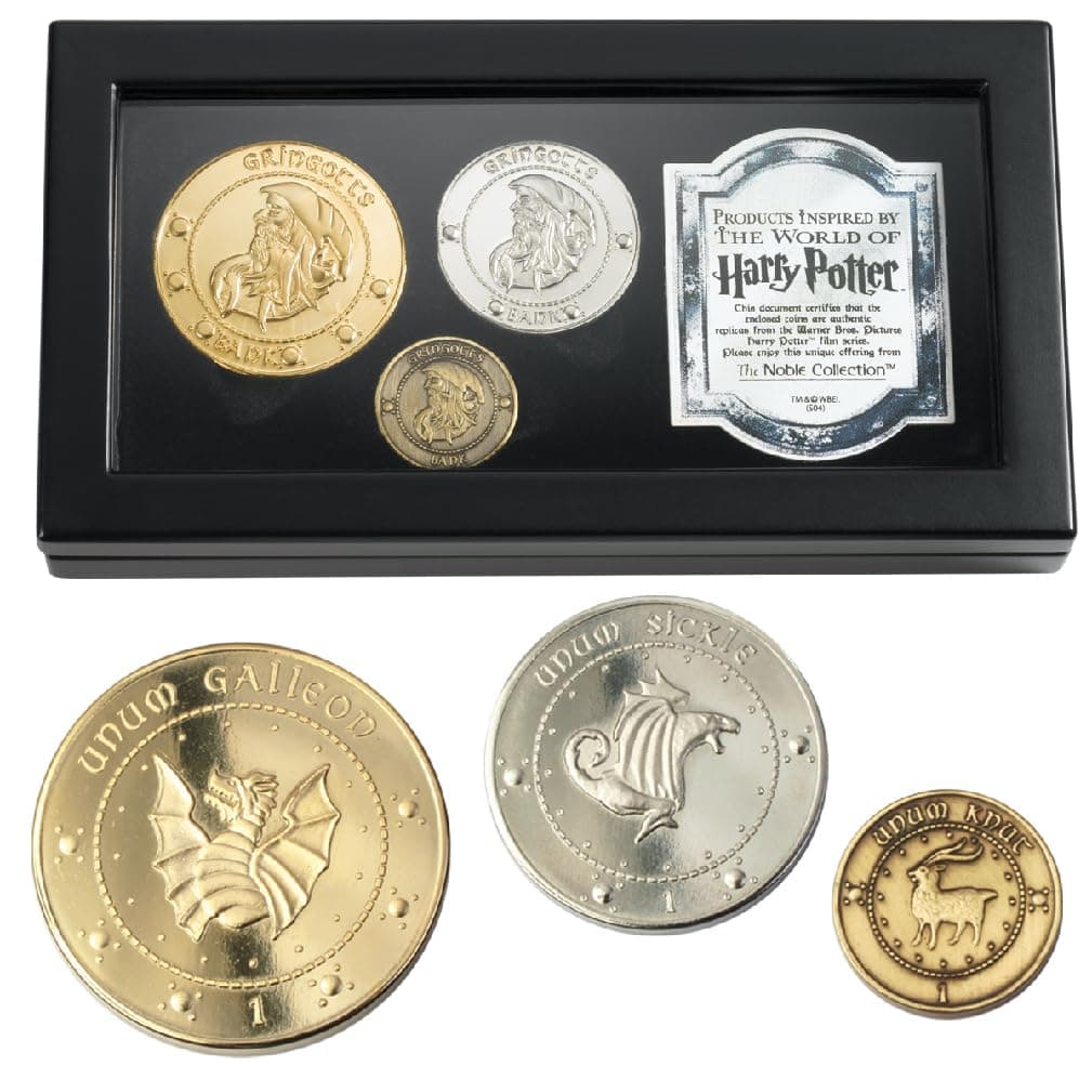 The Noble Collection Harry Potter Gringotts Bank Coins Collection from
