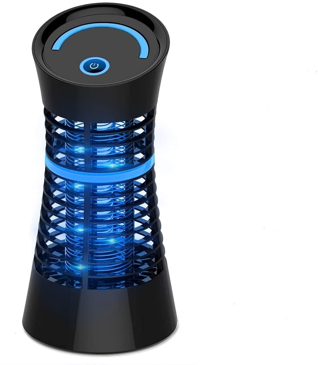 NKW Insect Killer, Electric Insect Fly Zapper Bug Zapper Trap mosquito Lamp with UV light, No toxic chemicals, Effective for Reducing Flying Insects for Indoor Bedrooms and Gardens