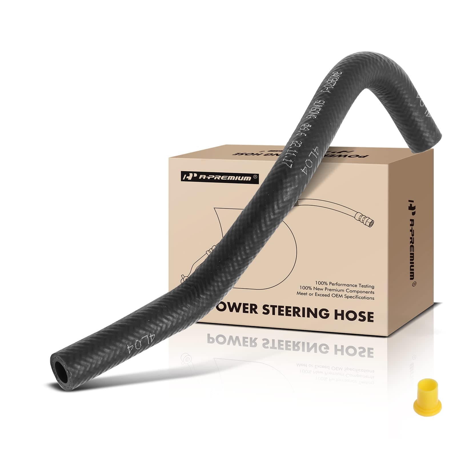 A-Premium Power Steering Hose Return Hose Line Assembly Compatible with Honda Accord 2008-2012 2.4L/3.5L, Crosstour 2012-2015 2.4L, To Reservoir, From Cooler Line, Replace# 53733TA0A01