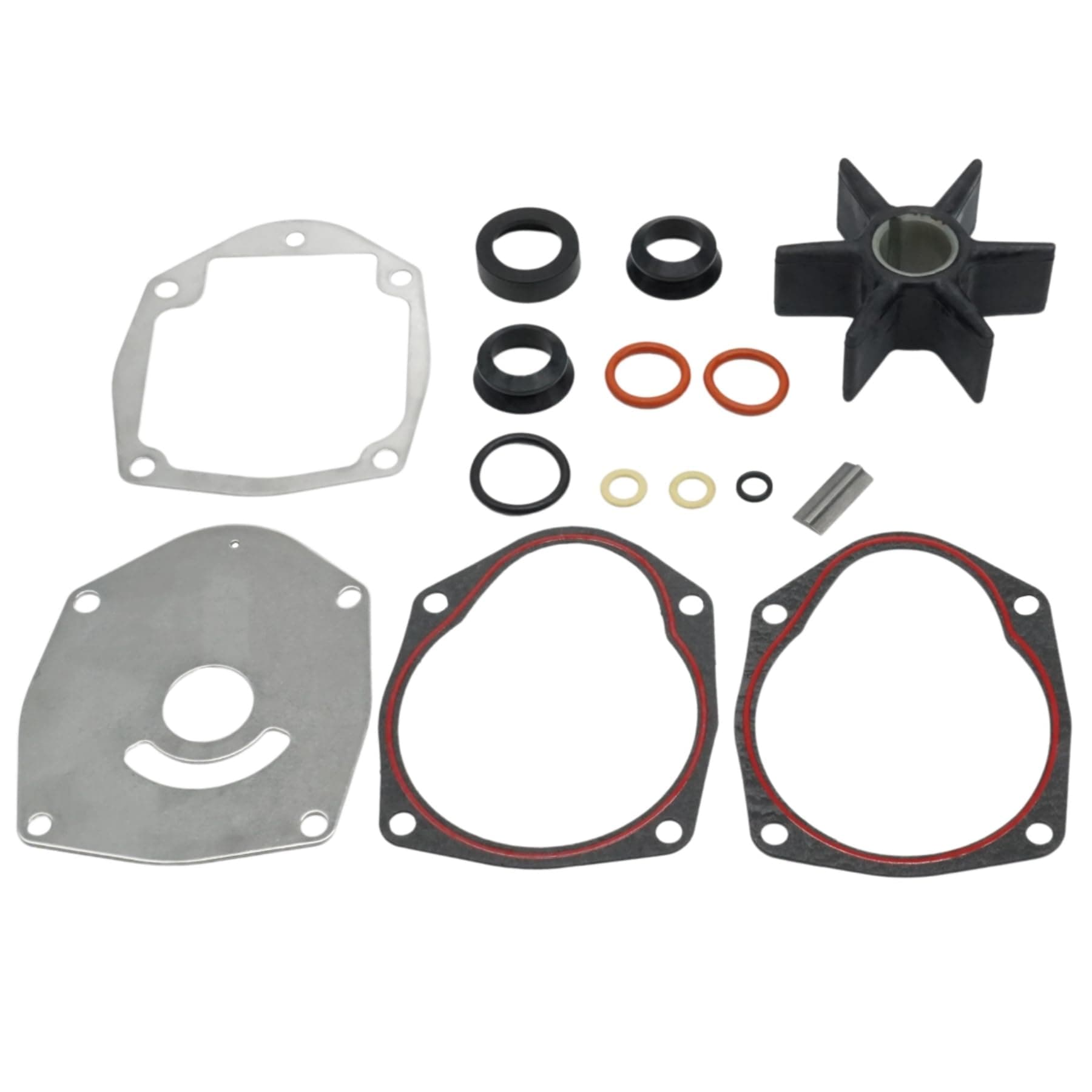 YiheoZux 43026Q06 Water Pump impeller Kit for MerCruiser Alpha One Gen 2 Stern Drives and Mercury Mariner 2/4 Strokes Outboard Motor 26-43035A1 43035A2 18-2626 18-3214