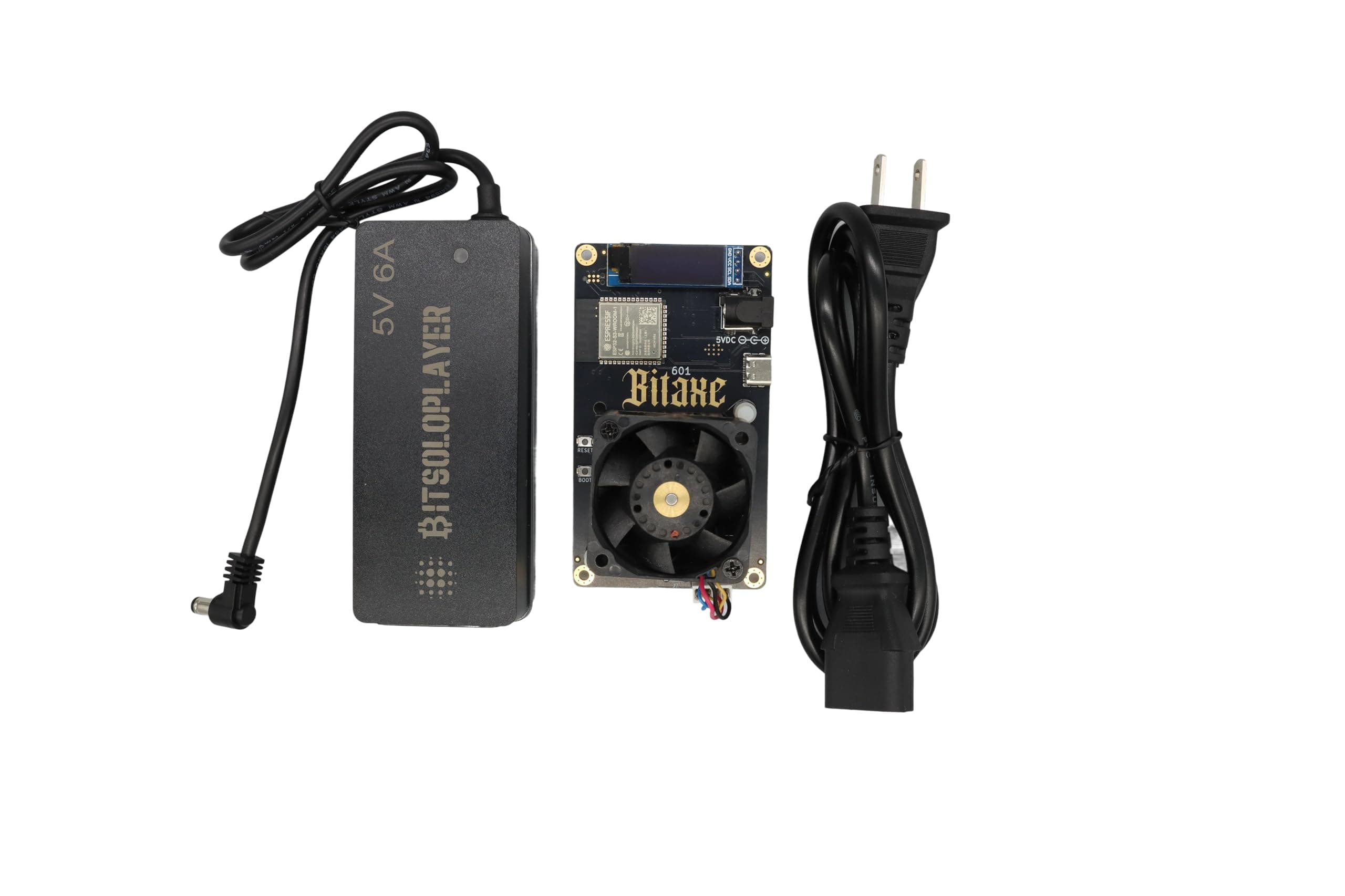 Bitaxe Gamma 601 BTC Miner 1.2TH/s, BM1370 ASIC Chip, 2.4G WiFi, 18W/TH, Crypto Lottery Mining Machine, Micro Silent for Home Use - Compatible with S21 Pro