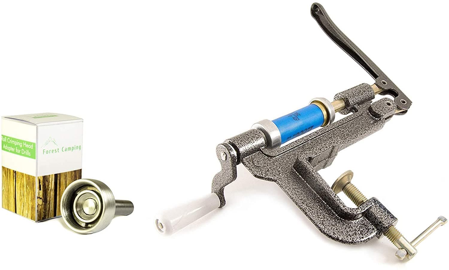 Forest Camping Set Roll Crimer Table Tool + Roll Crimping Head and Adapter for Drills 12 Gauge znmaad12