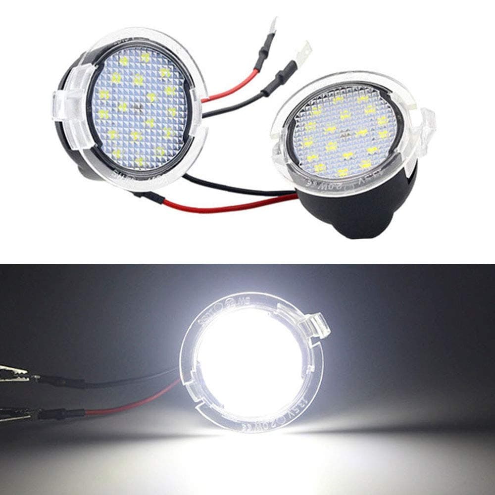 2 PCS 18 LED Under Mirror Puddle Light For Ford Mondeo S-Max EDGE Explorer F-150