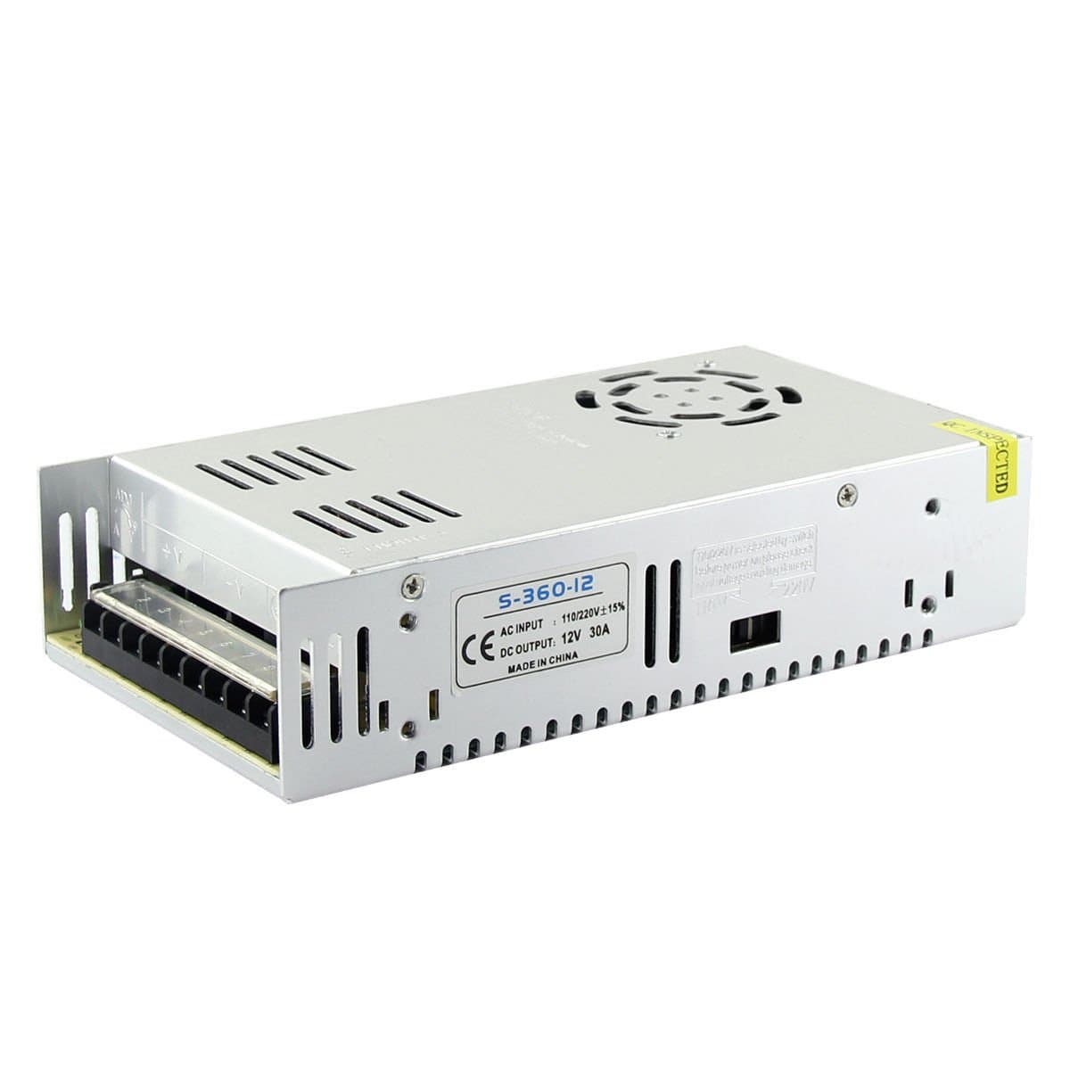 Fineuu Power Supply AC 110V 220V To DC 12V 30A 360W Adapter Transformer For LED CCTV