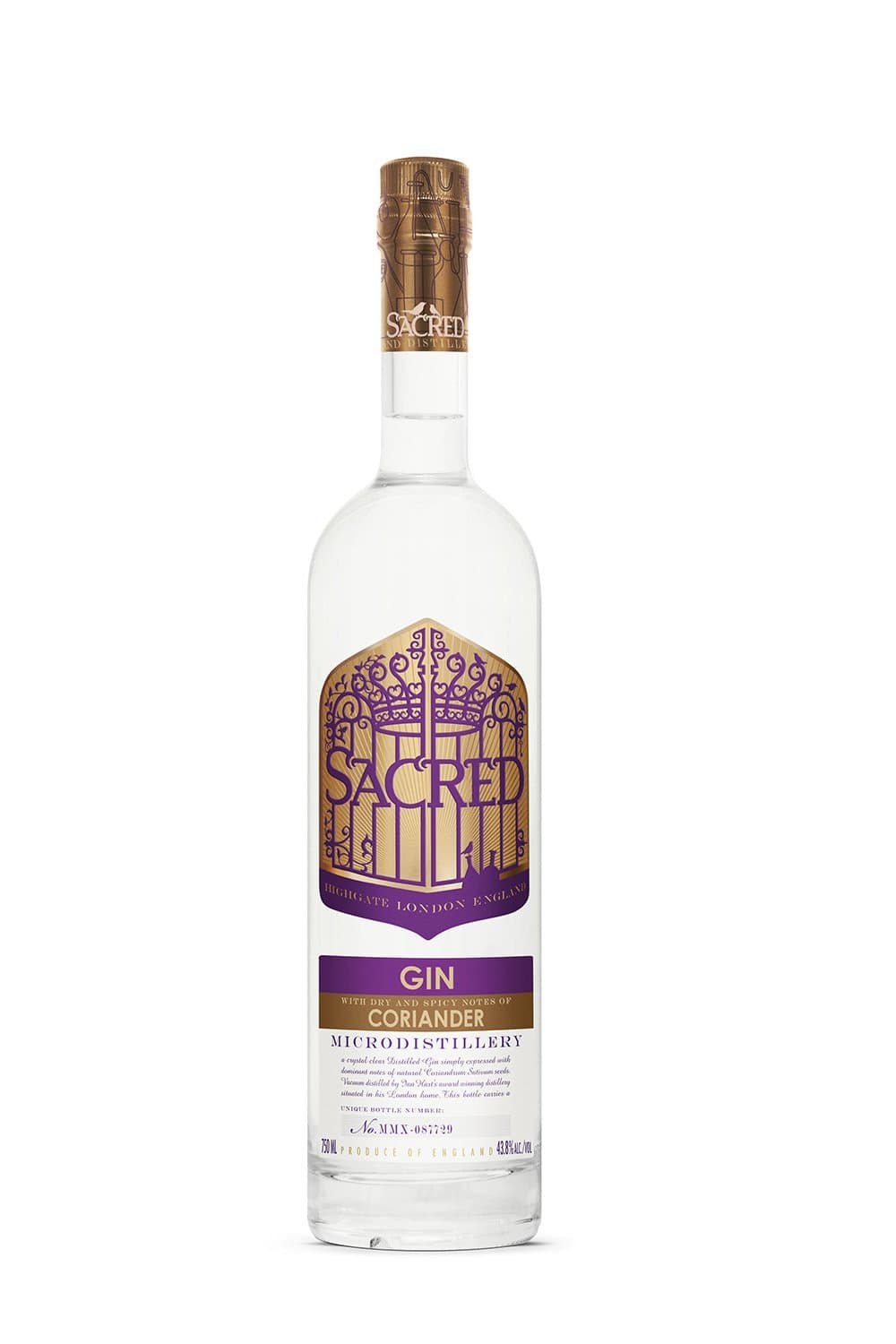 Sacred Coriander Gin, 70 cl