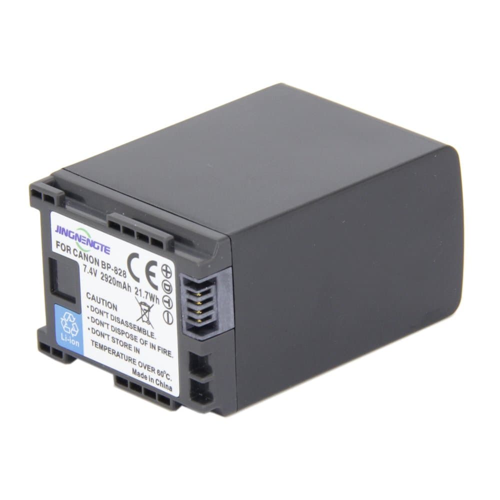 JINGNENGTE BP-828 battery for Canon VIXIA HF G30, XA20, XA25 HF200, HG20, HG21, XA10, XA20, XA25, XA30, XA35 Camcorder BP-820