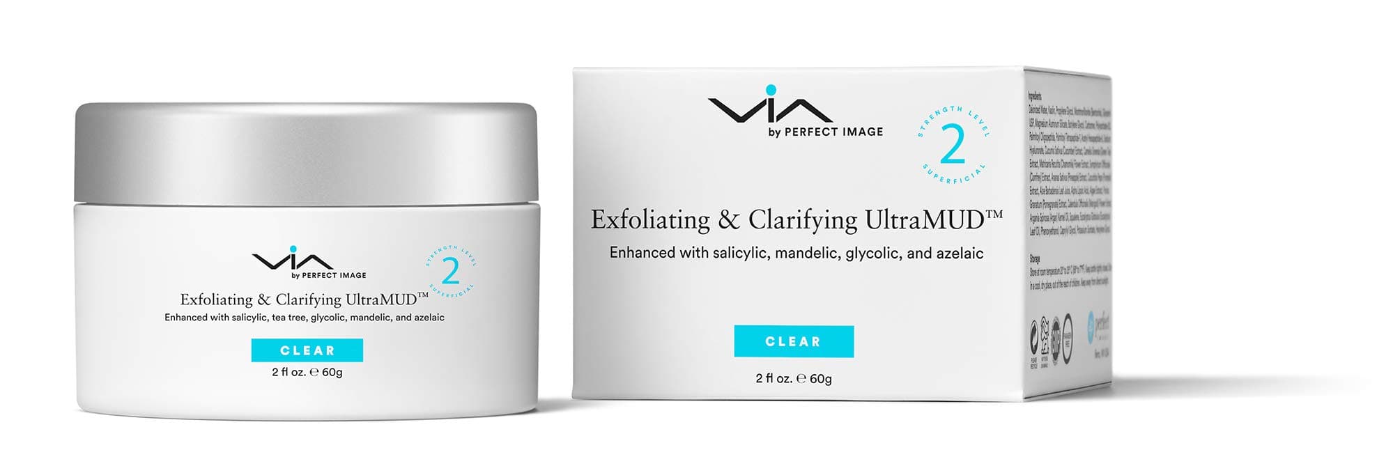 Exfoliating & Clarifying UltraMUD - Enhanced with salicylic, tea tree, glycolic, mandelic, and azelaic