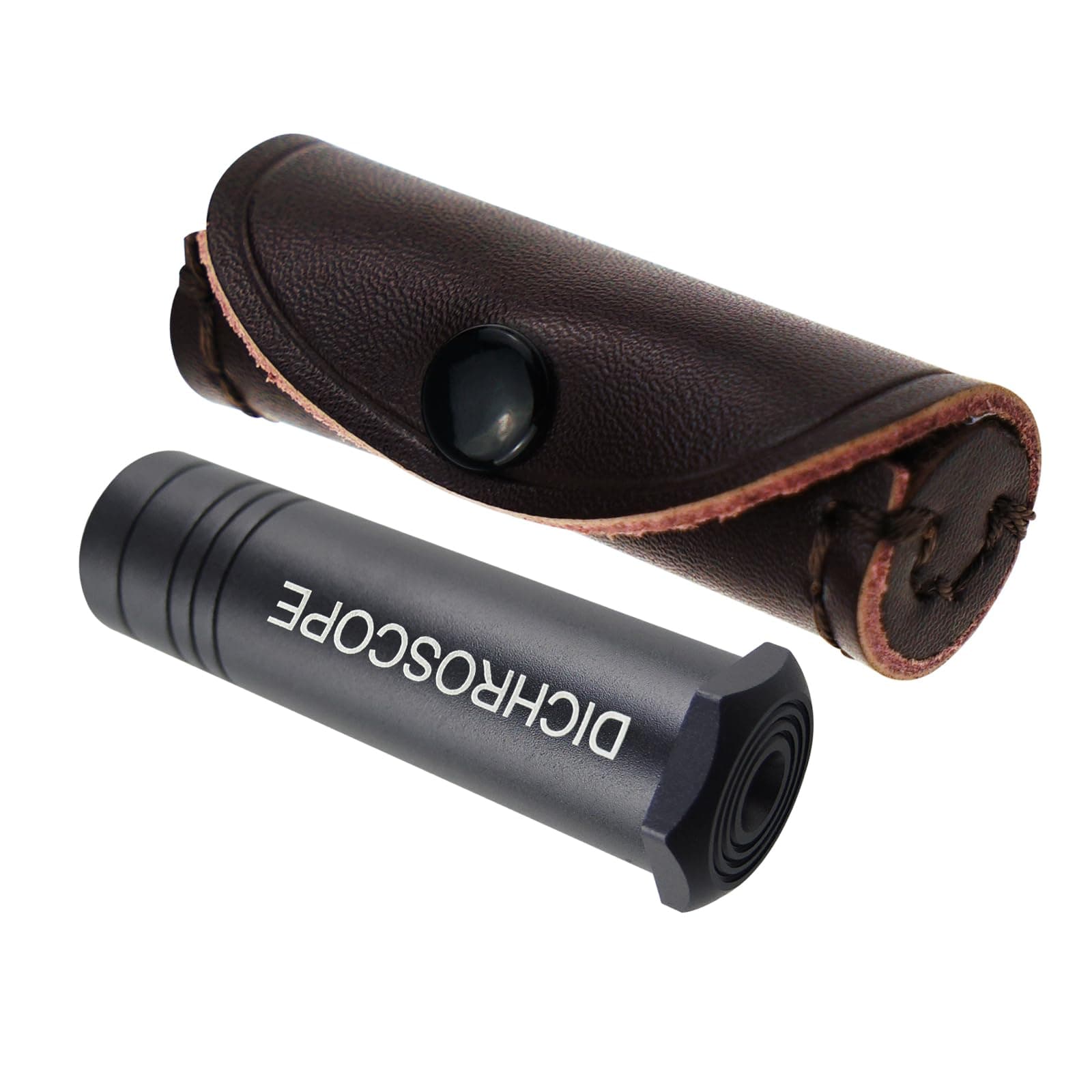 TEKCOPLUS 60 mm Magnifying Glass Calcite Dichroscope Two Pleochroic Colours Gemstone Identification Magnifying Glass for Gemstones Jewellery, Craftsmen, Jewelers, Hobbies