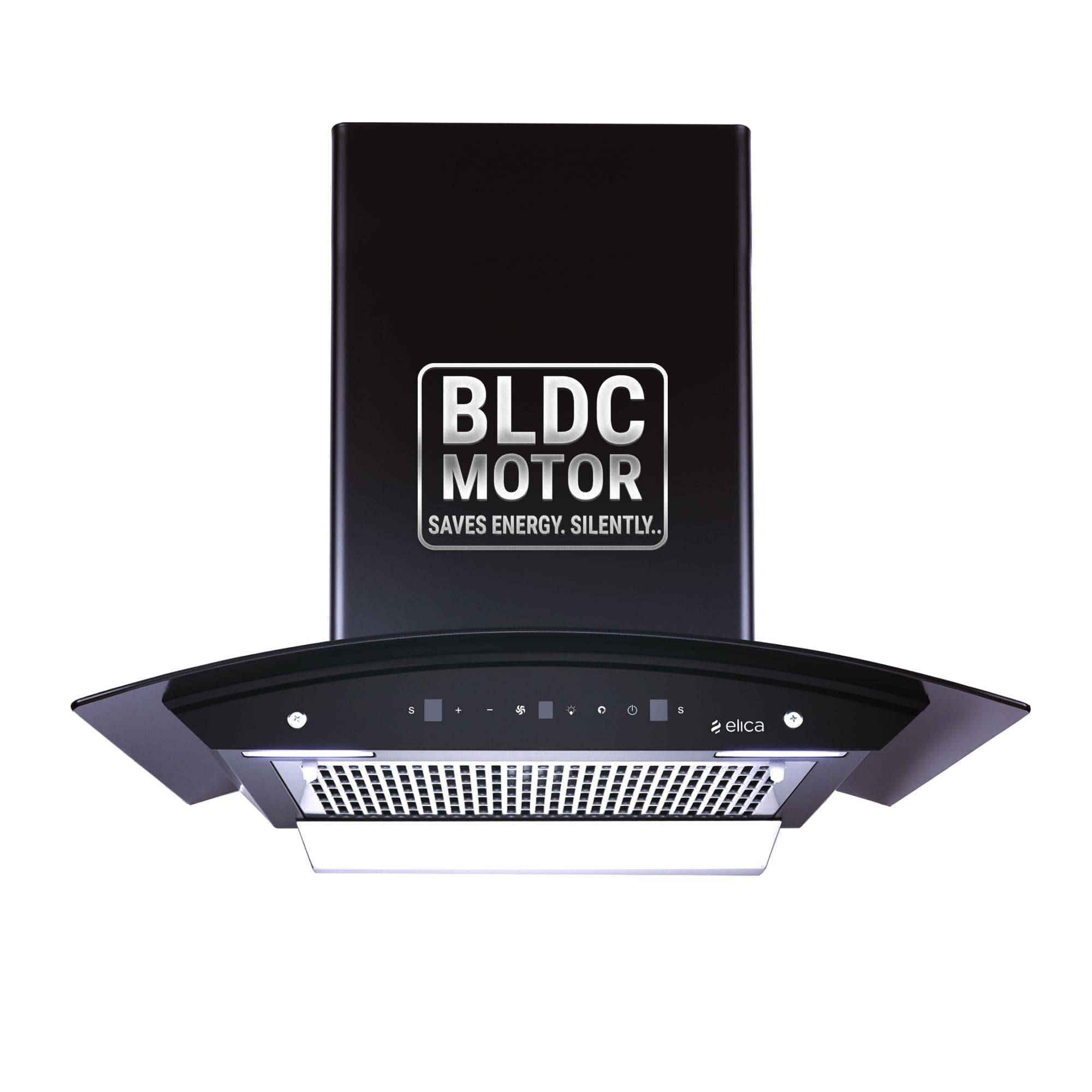 60cm 1500 m3/hr BLDC Filterless Autoclean Kitchen Chimney with 15 Years Motor & 5 Years Comprehensive Warranty | WDFL 600 BLDC HAC LTW MS NERO | Black | Touch + Motion Sensor Control