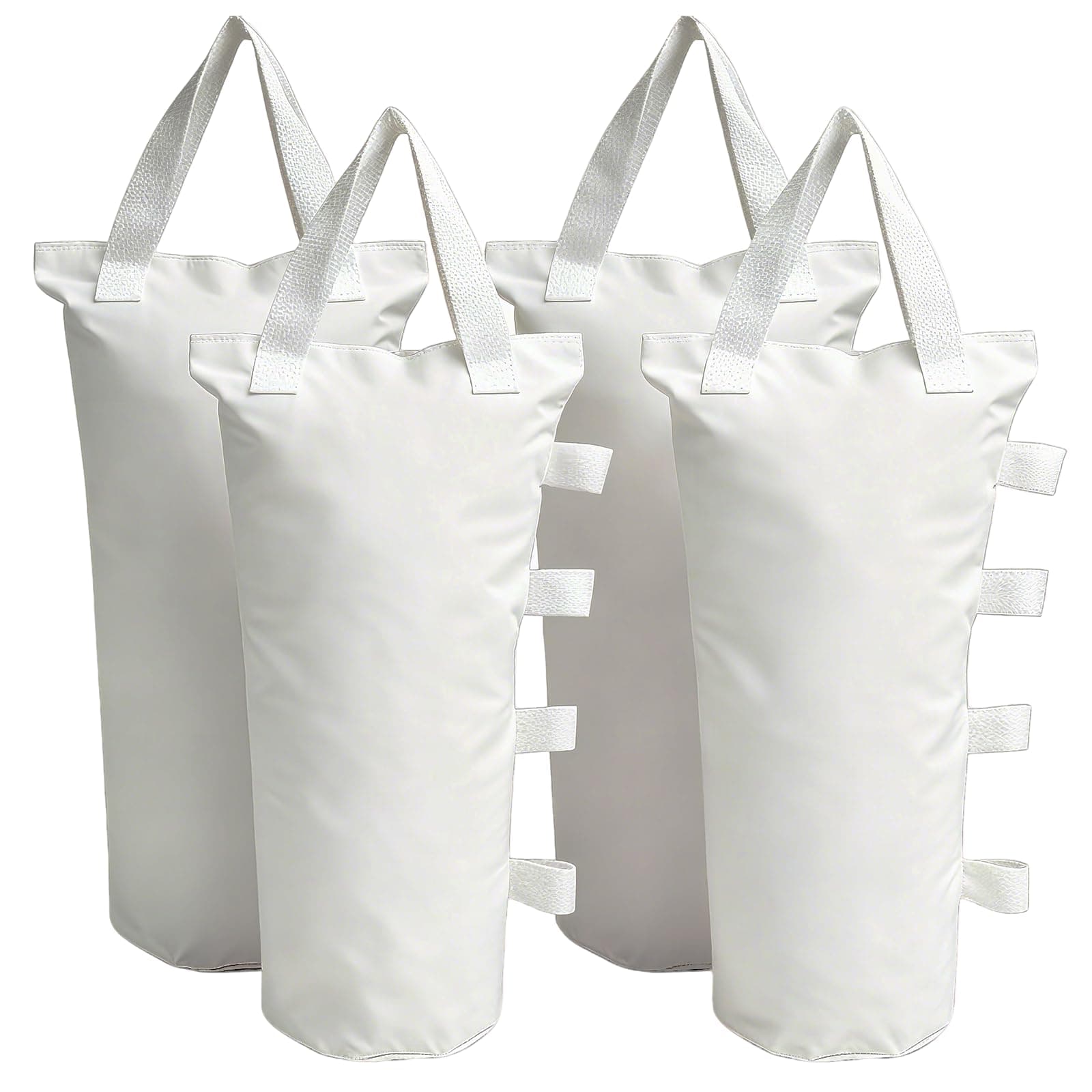 Extra Large Canopy Weights Bag Leg Weight for Pop up Canopy Tent Gazebo Patio Instant Outdoor Sun Shelter,120LBS Tent Weight Sand Bags (4Set White)