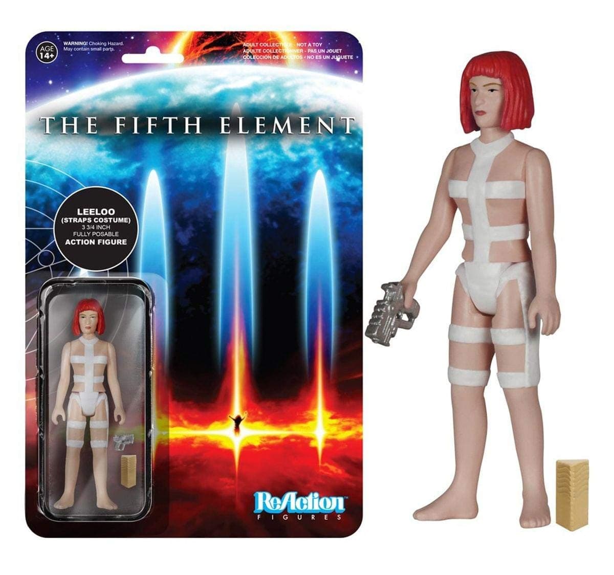 Funko ReAction: The Fifth Element - Straps Leeloo Action Figure