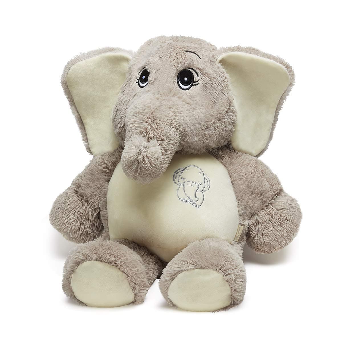 LBJ MAKY Elephant Stuffed Animal, Large 25.6", Plush Cute Toy for Kids Girlfriend Birthday