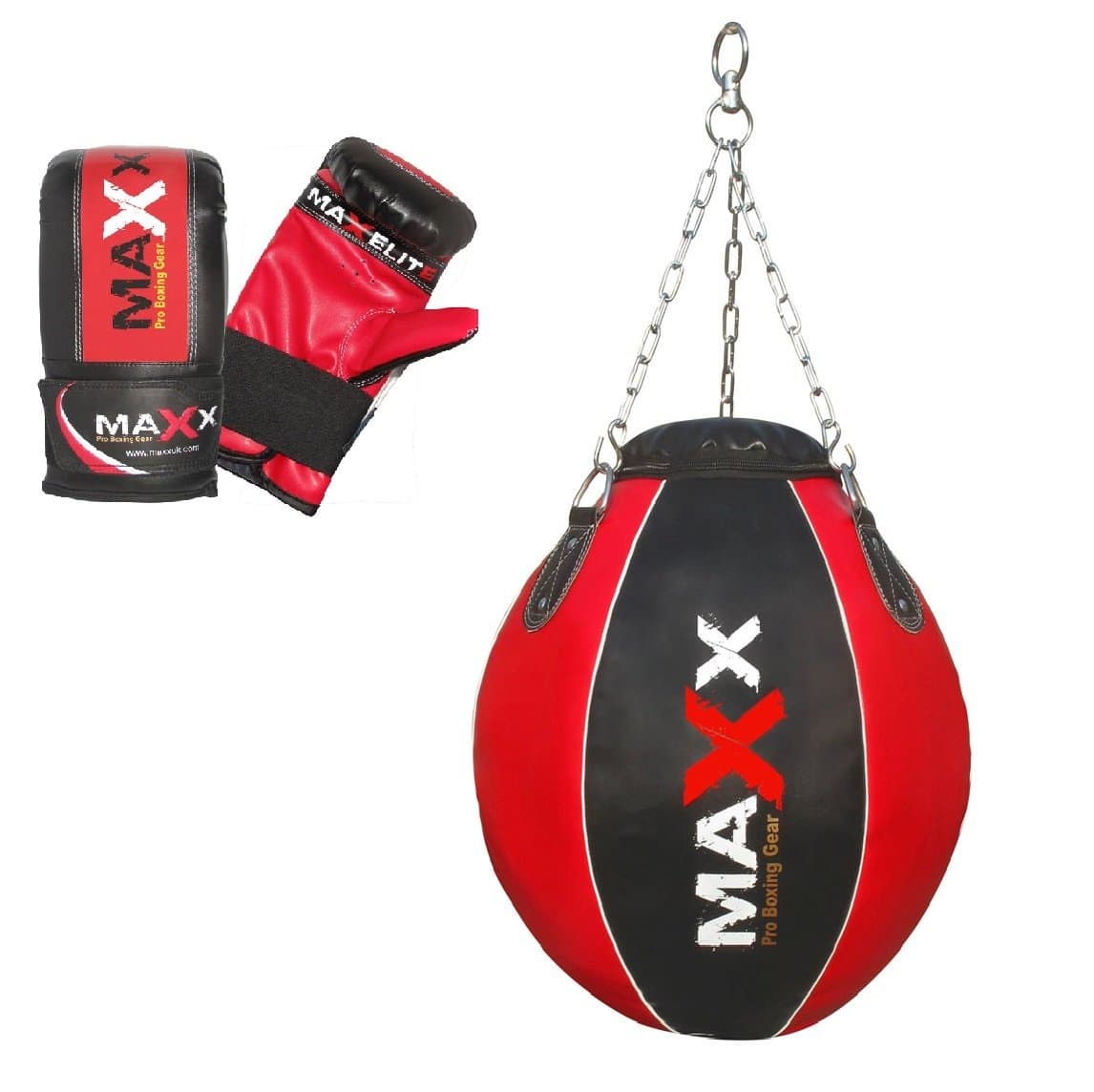 New Maxx Wrecking ball punch bag set, choice of colours + package FREE CHAIN