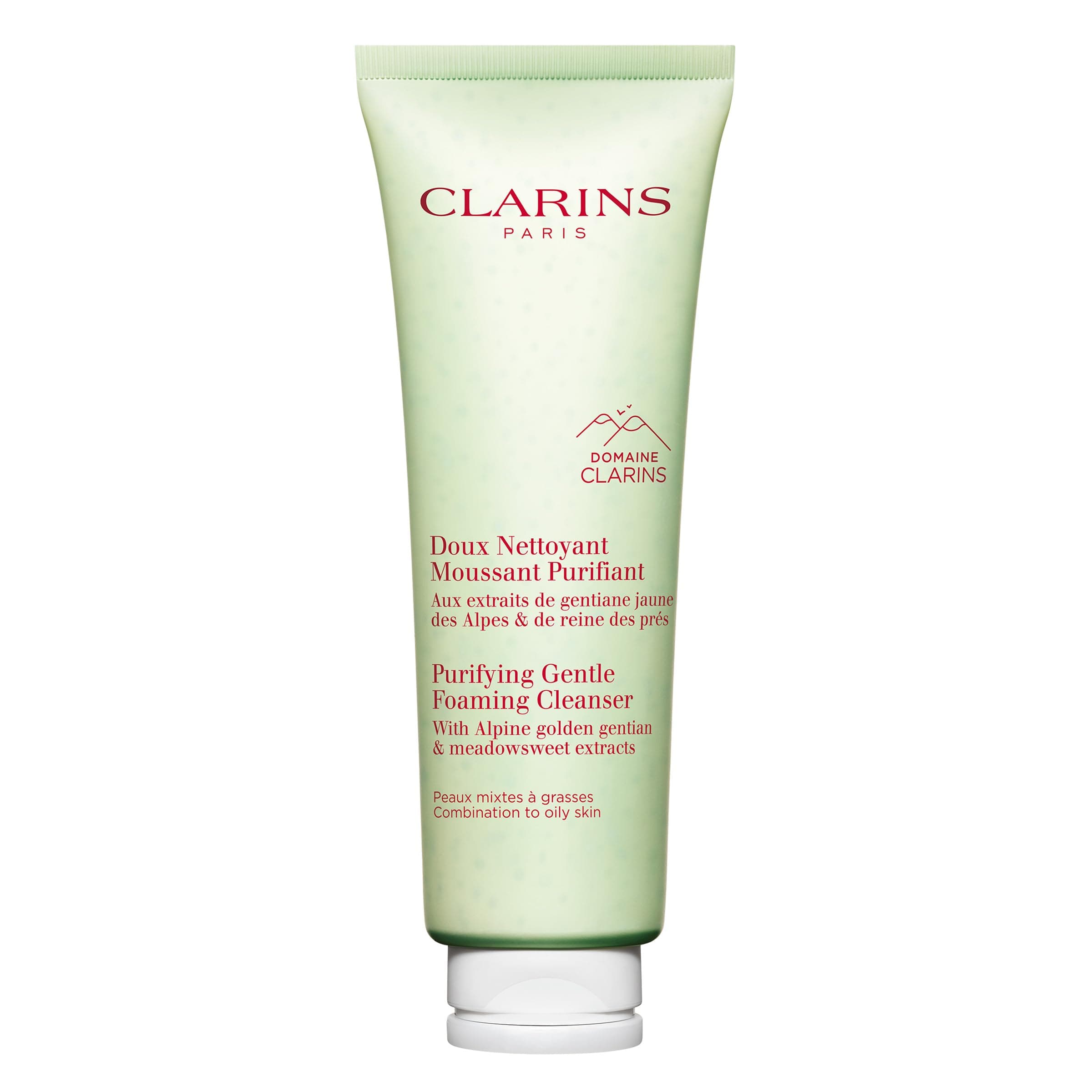 Clarins Purifying Gentle Foaming Cleanser | Cleanses, Purifies and Mattifies | Green Formula and Contains Salicylic Acid | Soap-Free | SLS-Free | Dermatologist Tested | Combination To Oily Skin Types