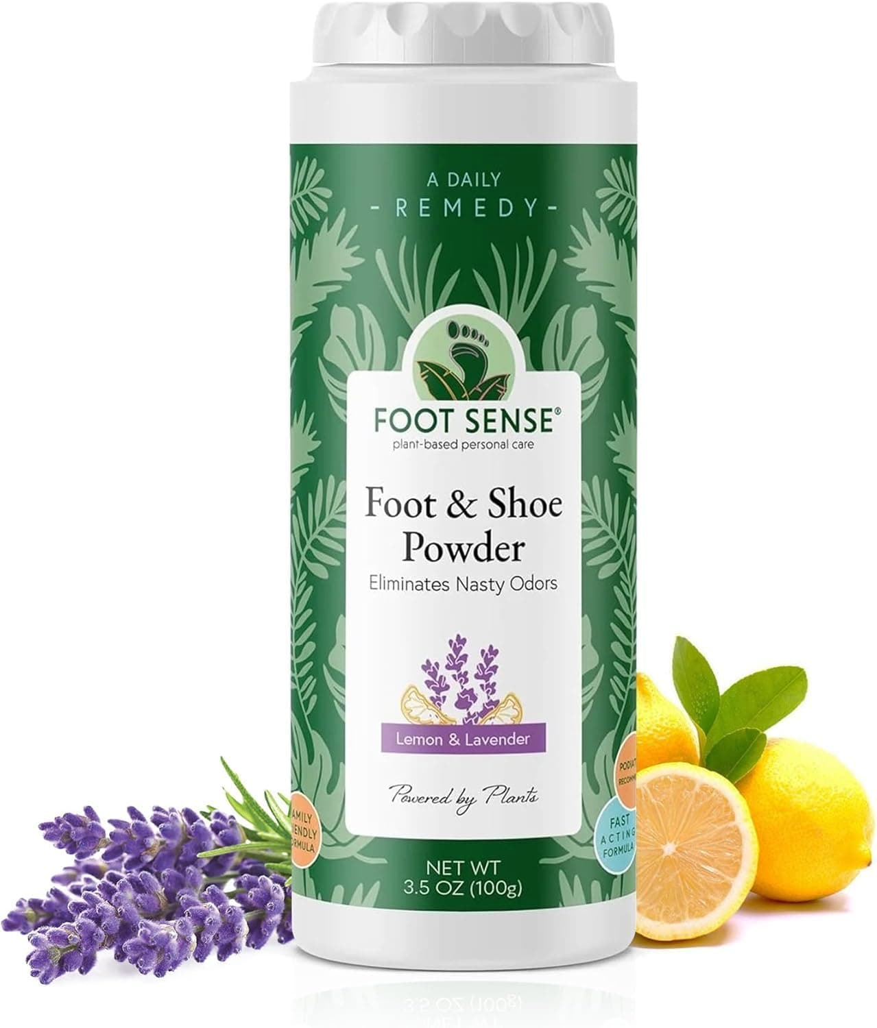 Foot Sense Foot Sense, Deodorizer, Deodorizer, Deodorizing Powder, Countermeasure Foot Odor, 3.4 fl oz (100 ml)