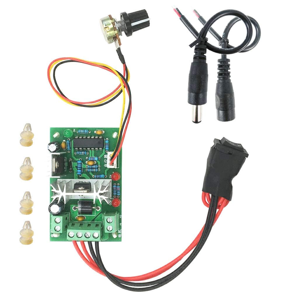 PWM DC Motor Speed Controller 10V-30V 3A DC Motor Speed Controller, Reversible PWM Control Forward/Reverse Switch, DC Motor Pump Speed Adjustment