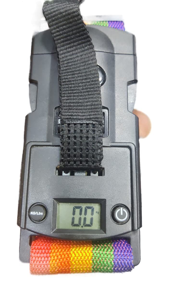 CNB 3 in 1 Travel Luggage Strap TSA Approved Lock Suitcase Strap Belt with Digital Weighing Scale (Random Color Available)