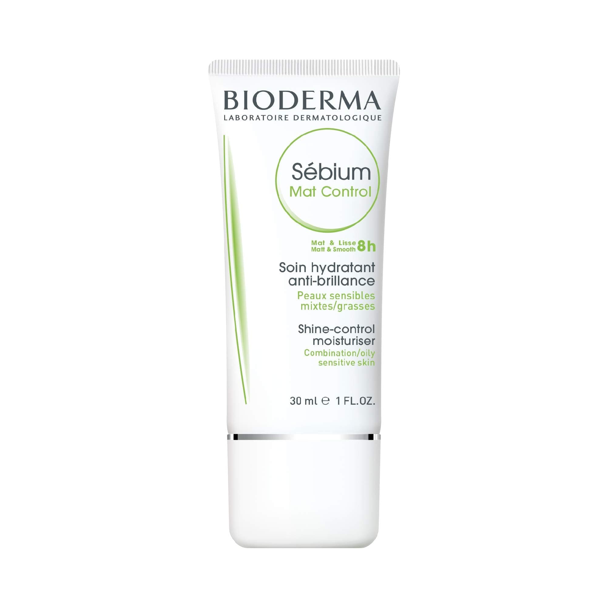 Bioderma Sebium Mat Control Shine-Control Mattifying Moisturiser For Combination To Oily Skin, 30Ml, Default, 1 Fl Oz (Pack Of 1)