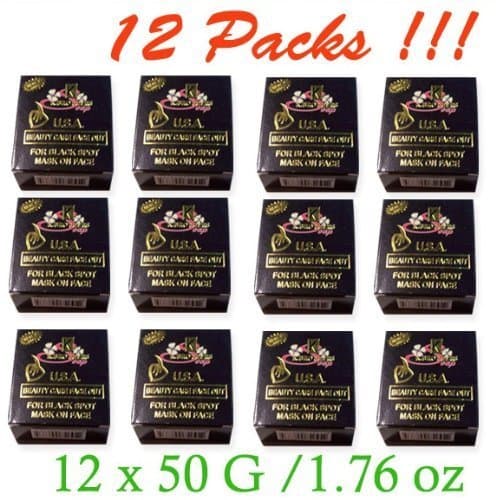 12 x K Brothers Soap Face Skin USA Soap Whitening Anti Melasma Dark Black Spots by K. Brothers