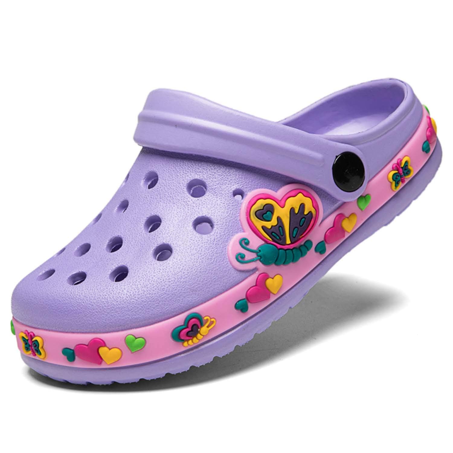 CERYTHRINA Kid's Cute Garden Clogs Shoes Cartoon Slides Sandals Clogs Children Beach Pool Slippers