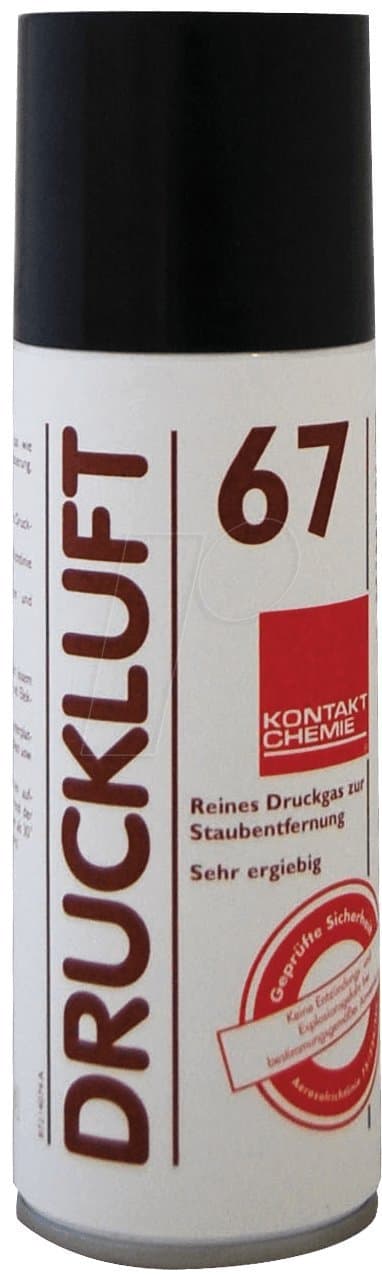 Kontakt Chemie 85504 Compressed Air Duster 67, 100 ml