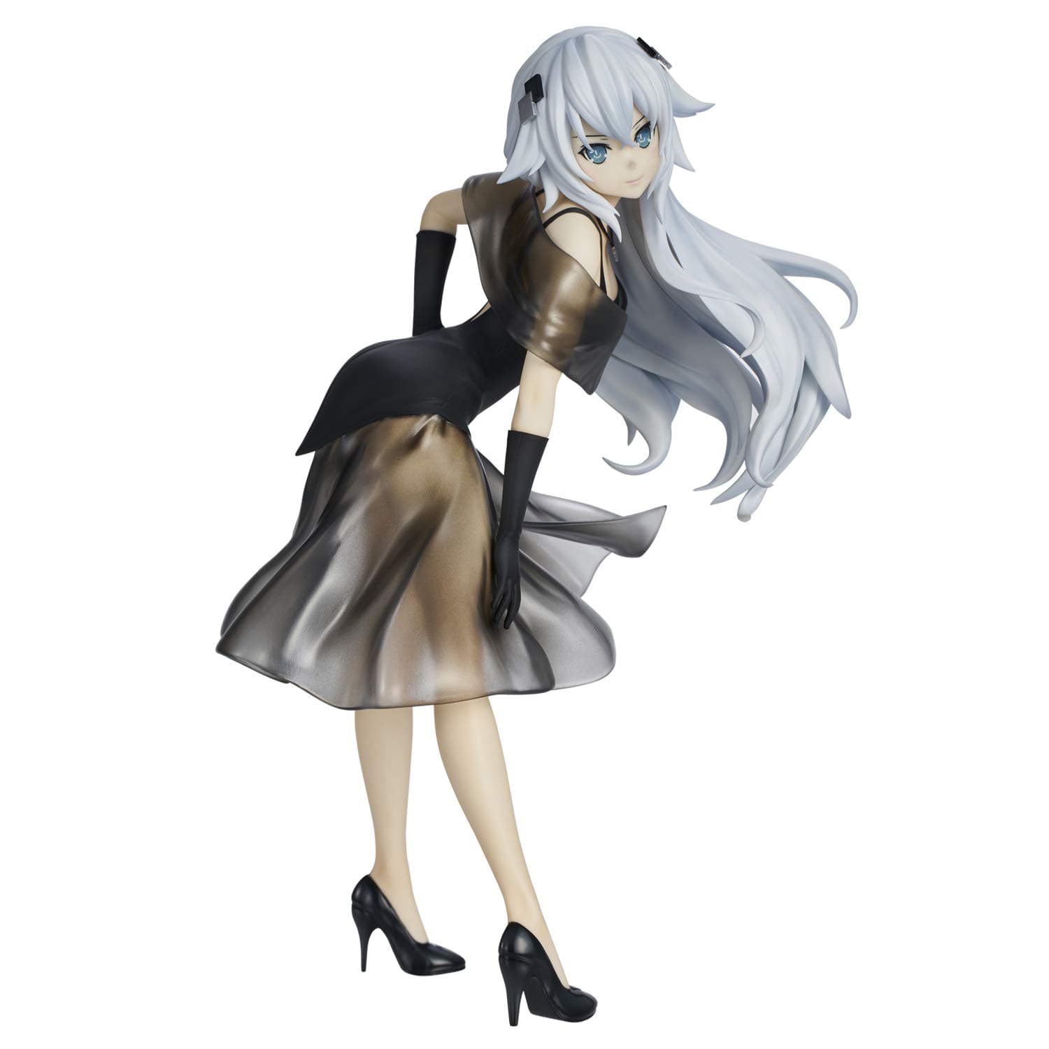 Union Creative Hyperdimension Neptunia: Black Heart (Dress Version) PVC Figure, Multicolor