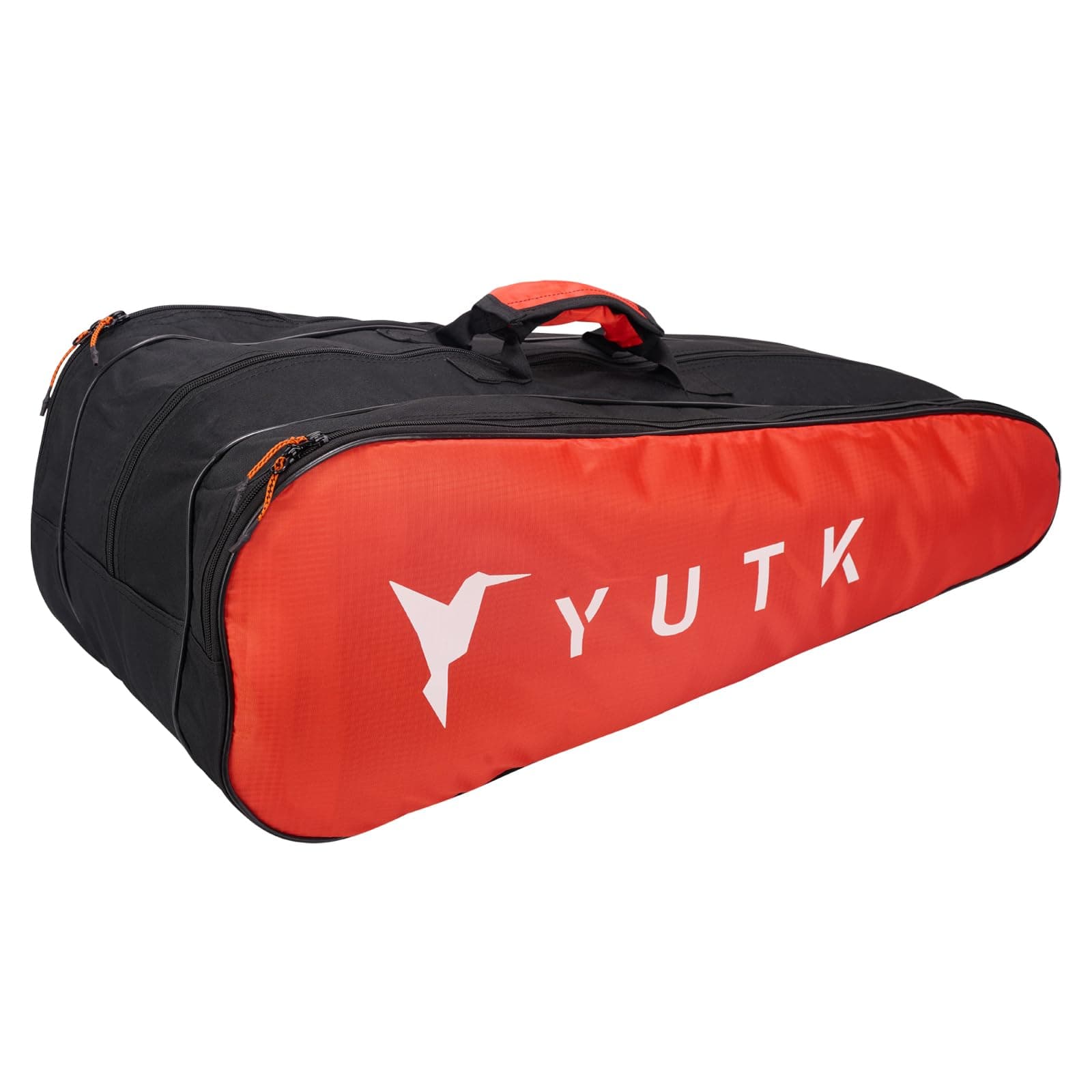 YUTK Badminton Squash Racket Shoulder Bag for 7racquet (3 Zipper Kit Bag)
