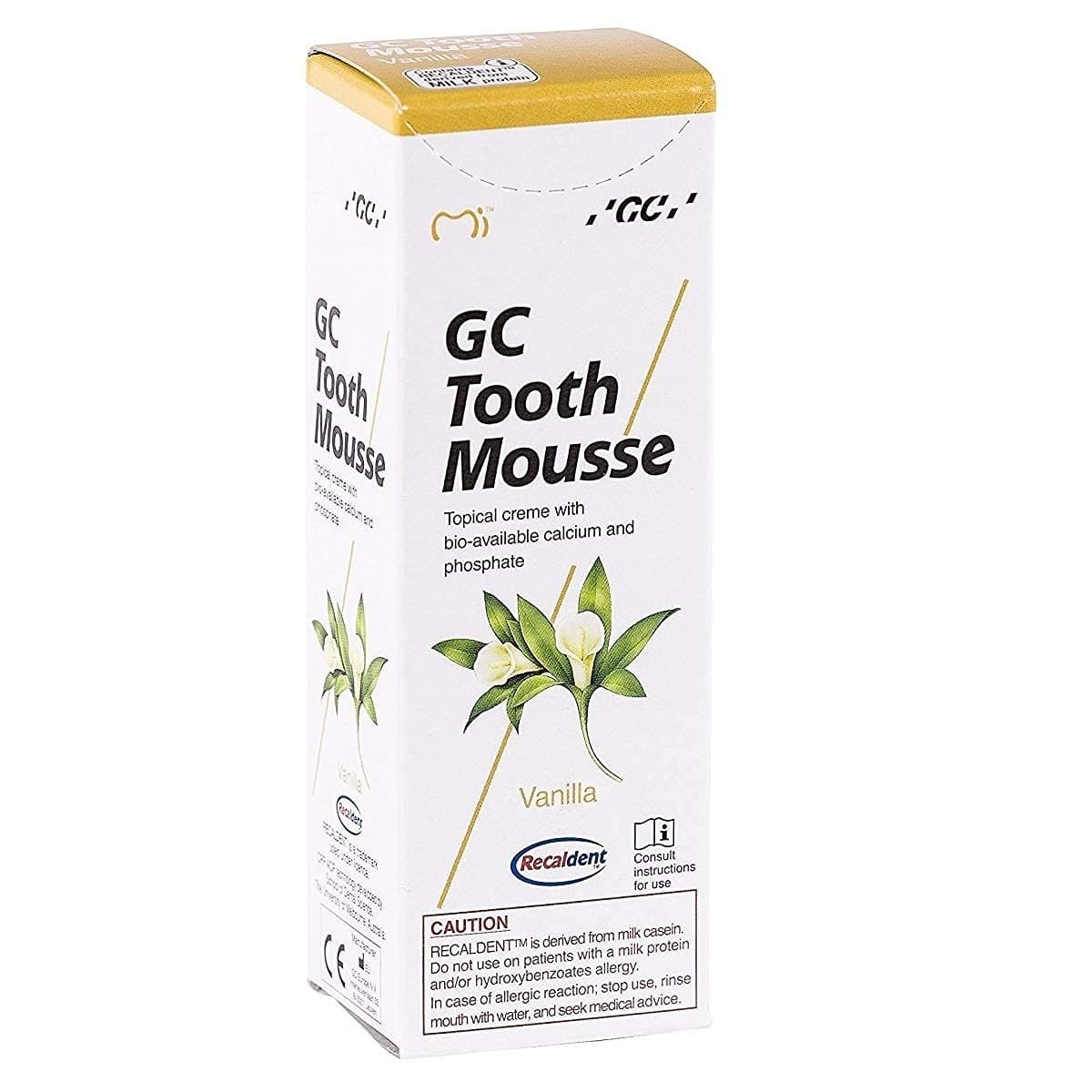 Remineralising Dental Topical Creme GC Mousse With Fresh Fruits 3-5 Days Delivery (Vanilla)