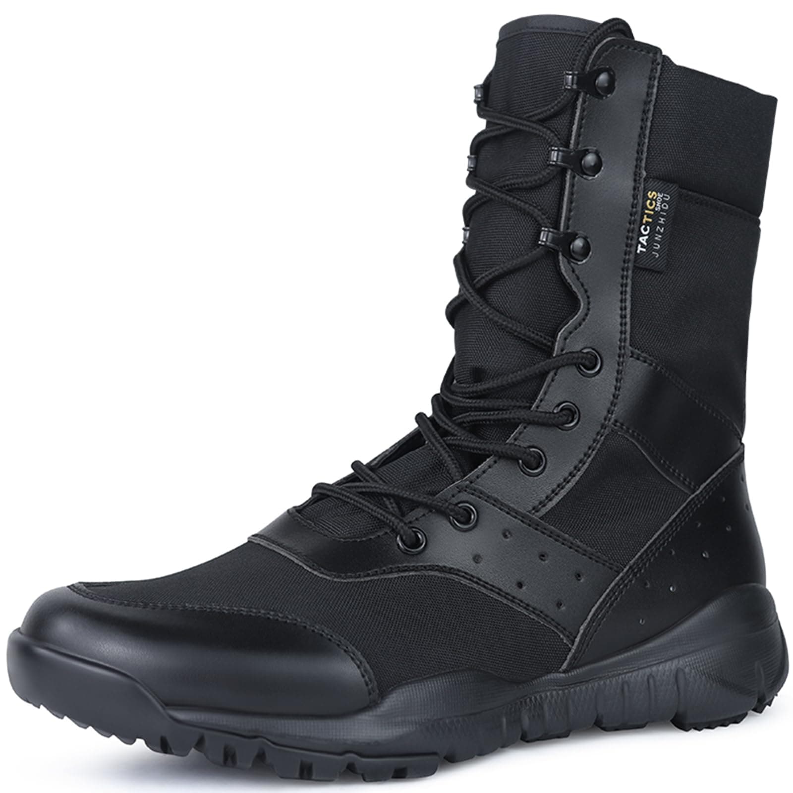 Tactical Boots for Men Lightweight Military Boots Durable Army Combat Boots Comfortable Work Boots Waterproof Security Boots