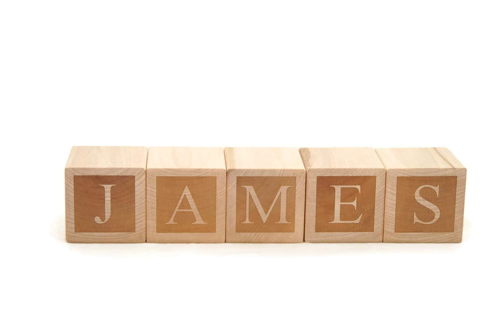 Personalized Letter Baby Blocks – Custom Wooden Name Blocks for Babies, Nursery Décor & Keepsake Gift