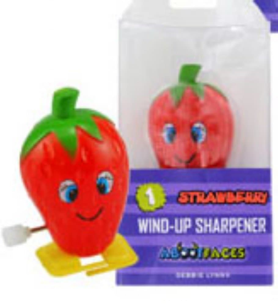 Wind-up Walking Pencil Sharpeners (Strawberry)