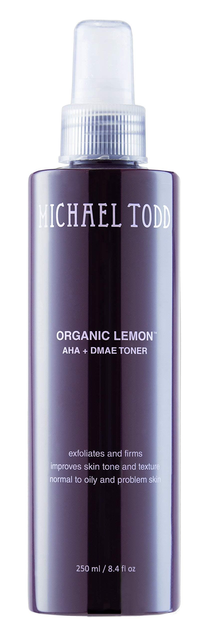 Michael Todd Organic Lemon Aha + DMAE Toner, 8.4 Fl Oz