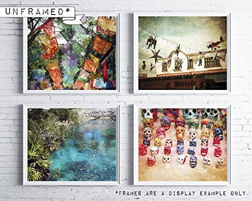 Mexico wall art - Mexican art wall decor - Mexico photography print set