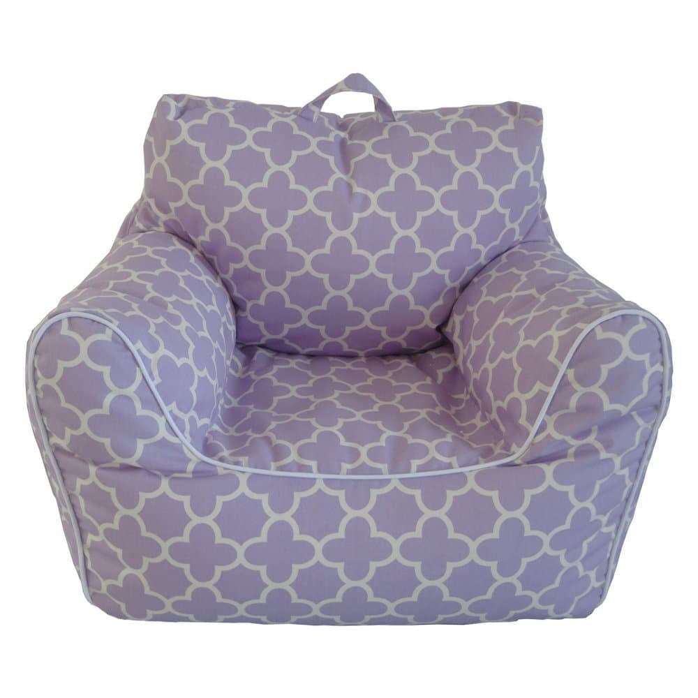 ABC Lifestyle Ace Bayou Bean Bag Easy Chair with Removable Cover - Quatrefoil