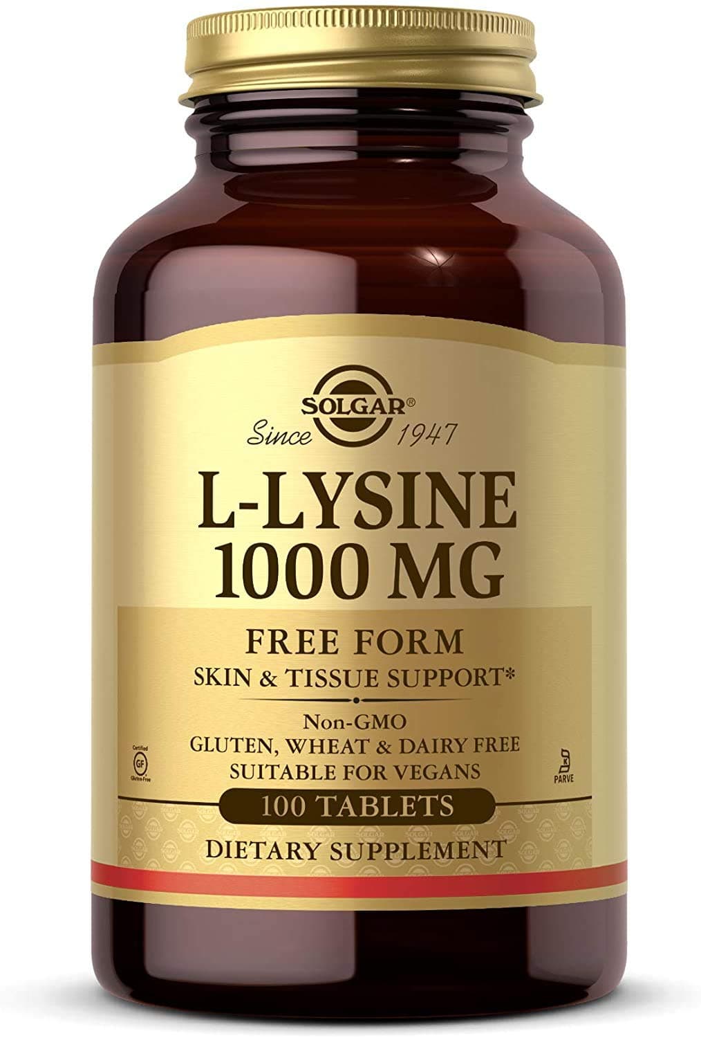 L-Lysine Tablets 1000 Mg, 100 Count