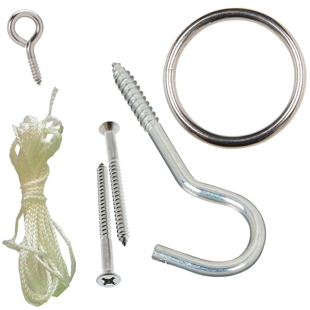 Ring Toss Game Parts Kit - Make Your Own Hook & Ring Toss Game