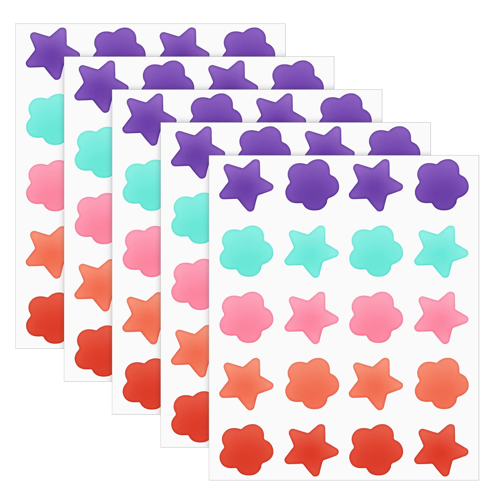 100Pcs Pimple Patches, Star Spot Patches Acne Spot Patch Acne Stickers Hydrocolloid Patches, Cover Dot for Blemish, Pimples, Whiteheads, Zit, Draw out Oil & Impurities